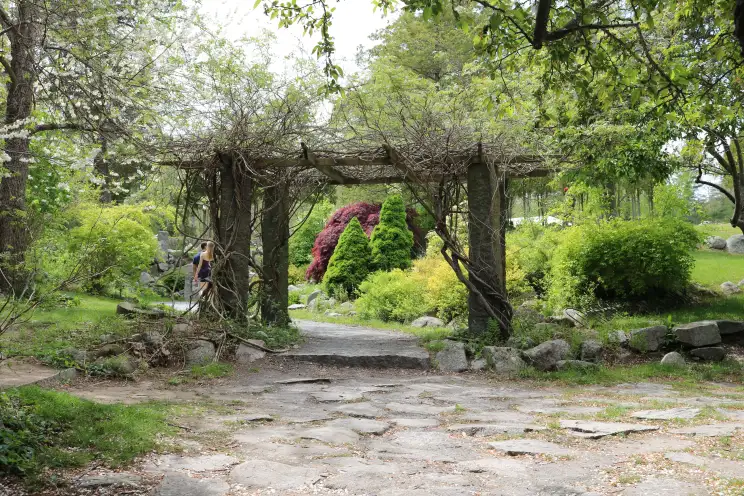 Borderland State Park trails and fields in Easton Massachusetts