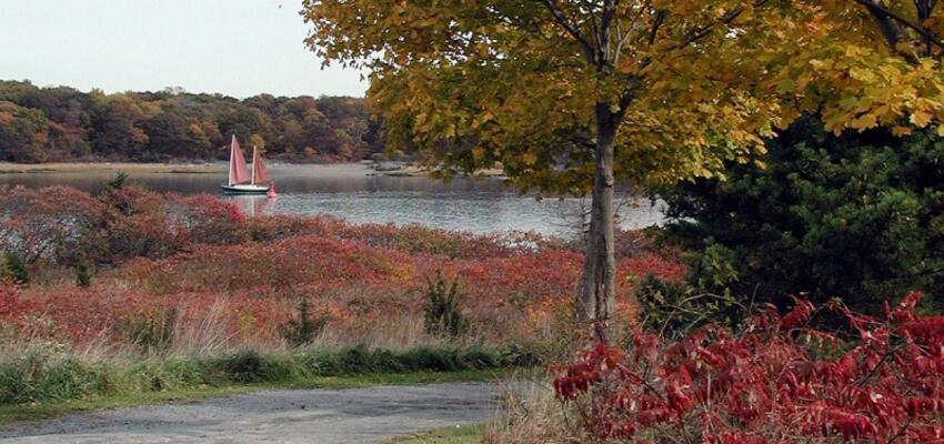 Webb Memorial Park coastal views in Weymouth Massachusetts